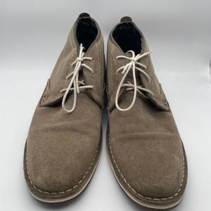 Steve Madden Mens Chukka Ankle Boots Brown Suede Leather P Inroot Taupe Size 11